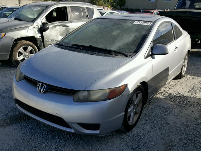 2HGFG12896H574004 - 2006 HONDA CIVIC EX SILVER photo 2