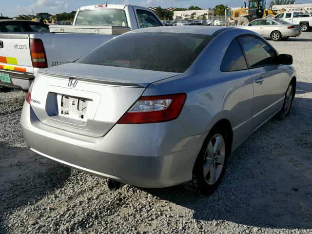 2HGFG12896H574004 - 2006 HONDA CIVIC EX SILVER photo 4