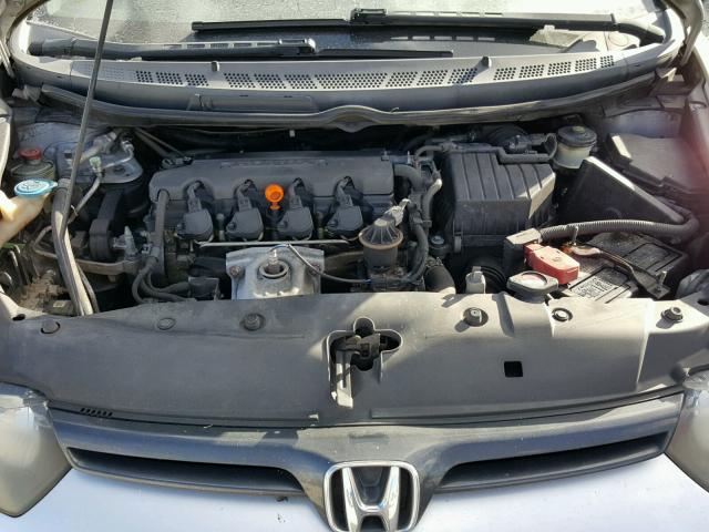 2HGFG12896H574004 - 2006 HONDA CIVIC EX SILVER photo 7