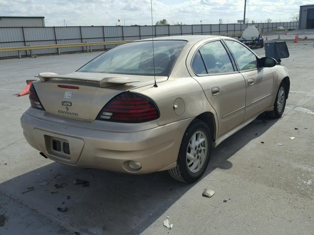 1G2NF52E04M552157 - 2004 PONTIAC GRAND AM S ოქროსფერი ფოტო 4