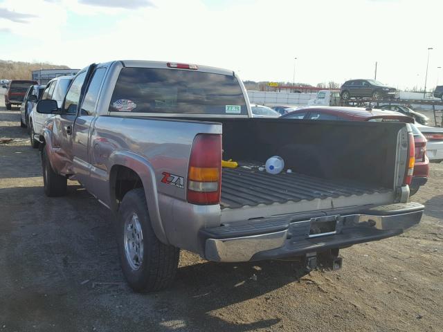 2GCEK19T921322727 - 2002 CHEVROLET SILVERADO TAN photo 3