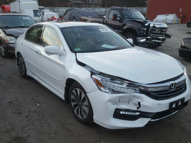 JHMCR6F75HC028282 - 2017 HONDA ACCORD HYB WHITE photo 1