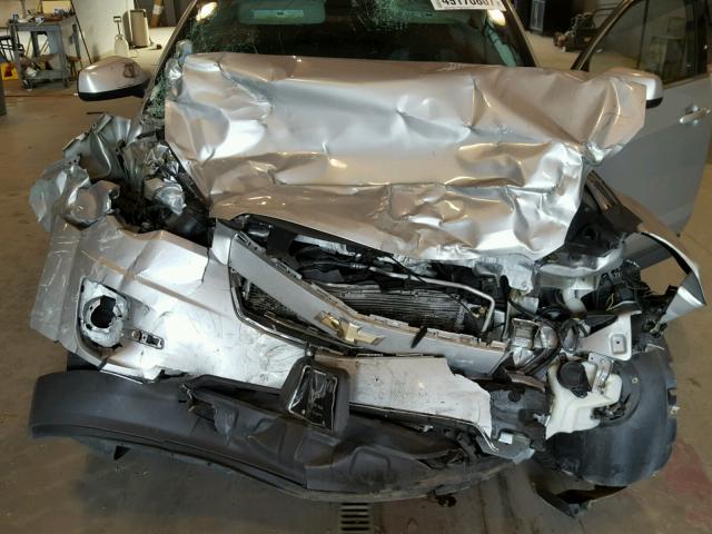 2GNALPEK5D6308817 - 2013 CHEVROLET EQUINOX LT SILVER photo 7