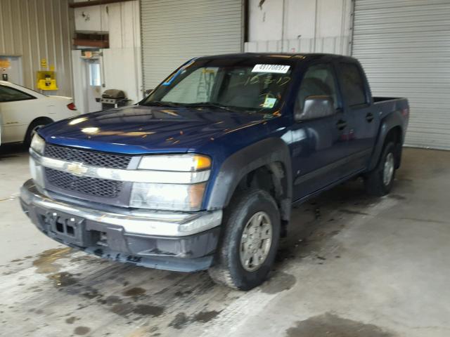 1GCDS136868215329 - 2006 CHEVROLET COLORADO BLUE photo 2