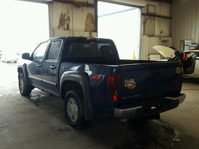 1GCDS136868215329 - 2006 CHEVROLET COLORADO BLUE photo 3