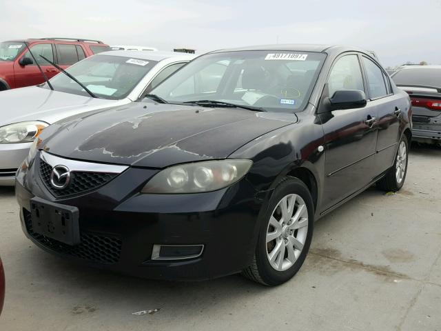 JM1BK12F971639606 - 2007 MAZDA 3 I BLACK photo 2