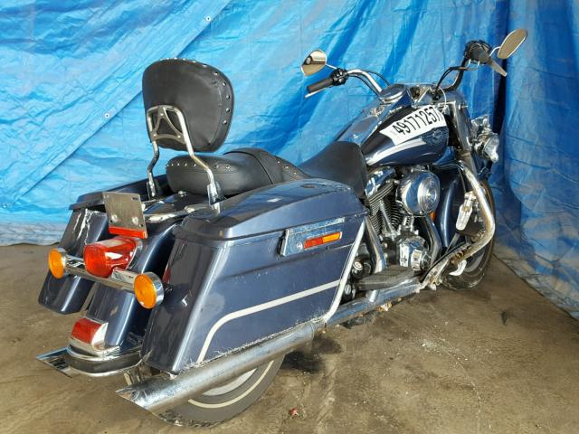 1HD1FBW163Y709390 - 2003 HARLEY-DAVIDSON FLHRI BLUE photo 4