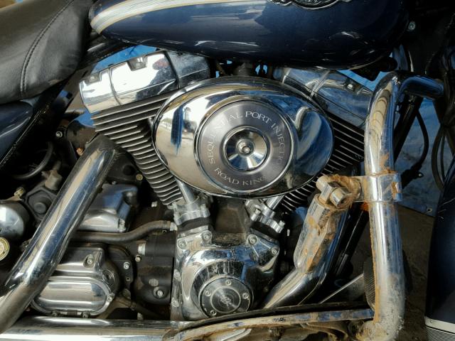 1HD1FBW163Y709390 - 2003 HARLEY-DAVIDSON FLHRI BLUE photo 7