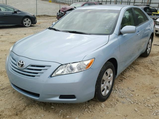 4T1BE46K19U834547 - 2009 TOYOTA CAMRY BASE BLUE photo 2