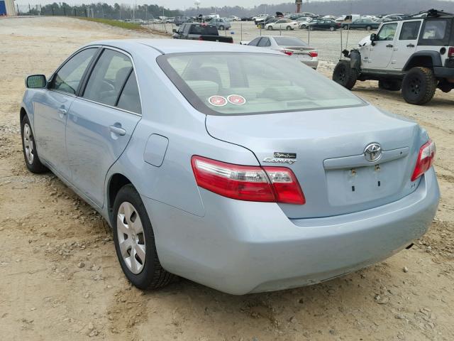 4T1BE46K19U834547 - 2009 TOYOTA CAMRY BASE BLUE photo 3