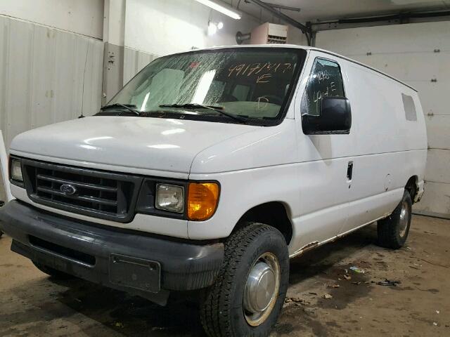 1FTNE24293HB91647 - 2003 FORD ECONOLINE WHITE photo 2