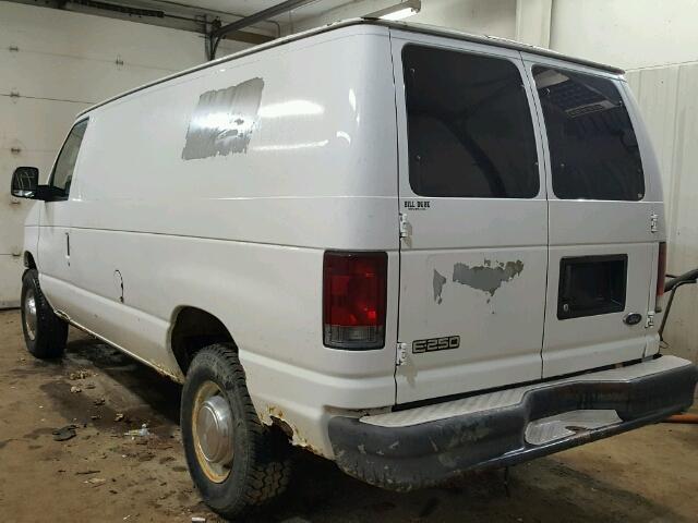 1FTNE24293HB91647 - 2003 FORD ECONOLINE WHITE photo 3