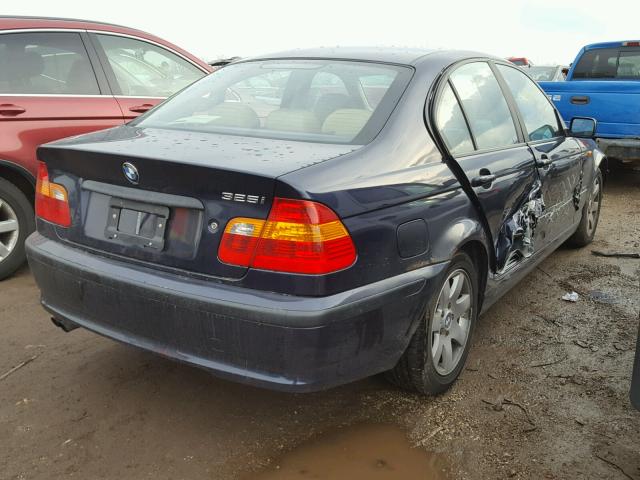 WBAEV33493KL80985 - 2003 BMW 325 I BLUE photo 4