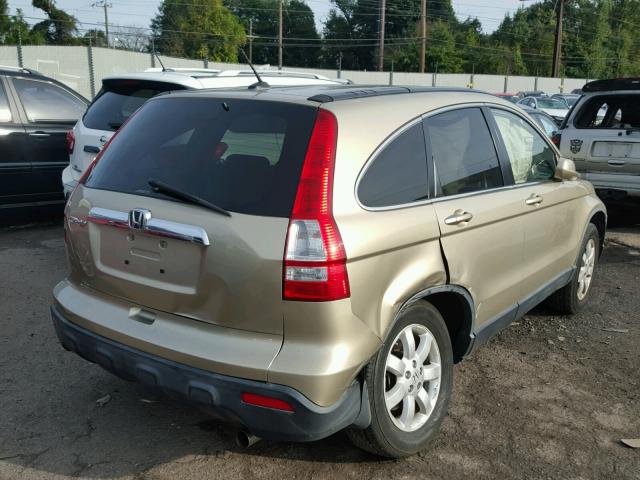 JHLRE48787C106807 - 2007 HONDA CR-V EXL GOLD photo 4