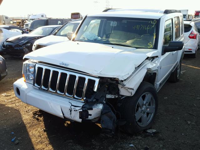 1J8HG48P17C577578 - 2007 JEEP COMMANDER WHITE photo 2