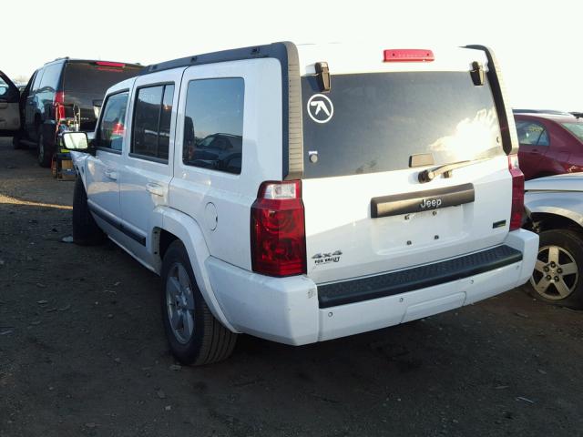 1J8HG48P17C577578 - 2007 JEEP COMMANDER თეთრი ფოტო 3