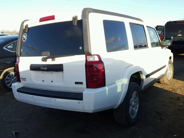 1J8HG48P17C577578 - 2007 JEEP COMMANDER თეთრი ფოტო 4