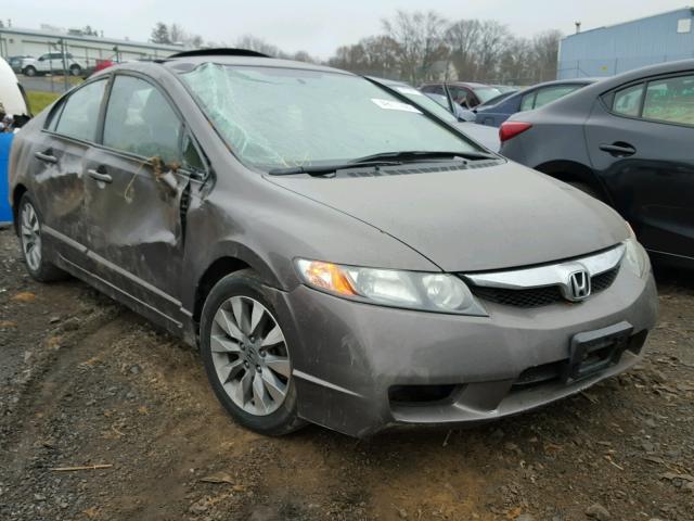 2HGFA1F81BH513025 - 2011 HONDA CIVIC EX BROWN photo 1