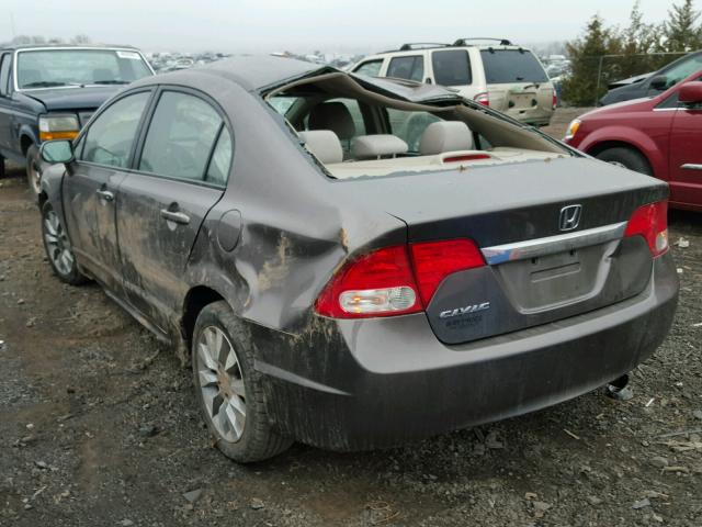 2HGFA1F81BH513025 - 2011 HONDA CIVIC EX 棕色 照片 3