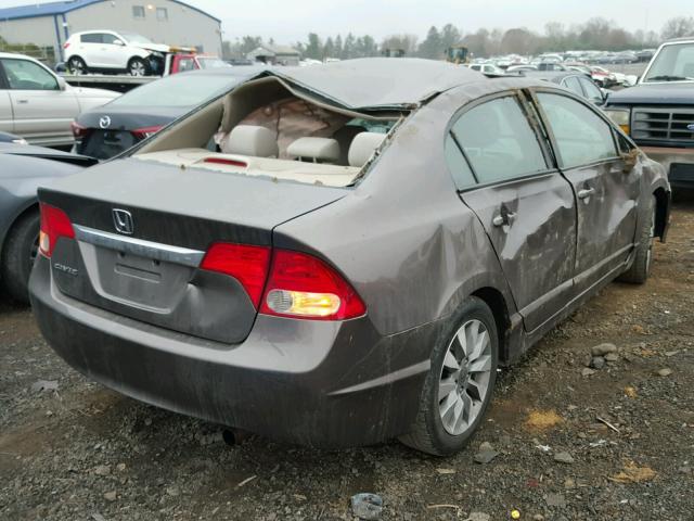 2HGFA1F81BH513025 - 2011 HONDA CIVIC EX 棕色 照片 4