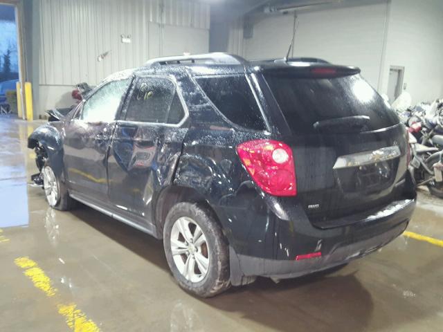 2CNFLEEW8A6233169 - 2010 CHEVROLET EQUINOX LT BLACK photo 3