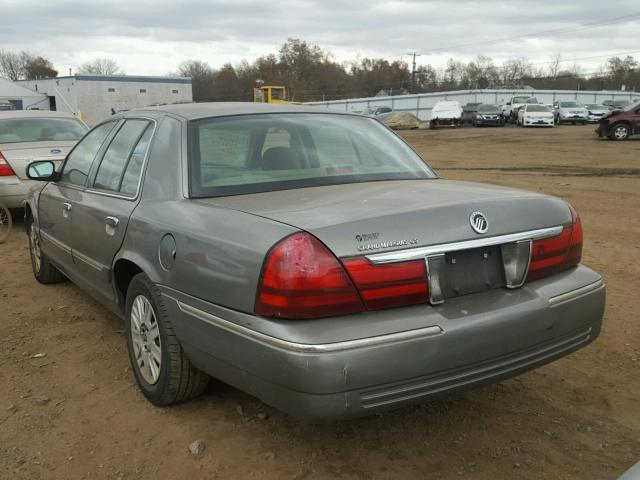 2MEFM74W34X643129 - 2004 MERCURY GRAND MARQ GRAY photo 3