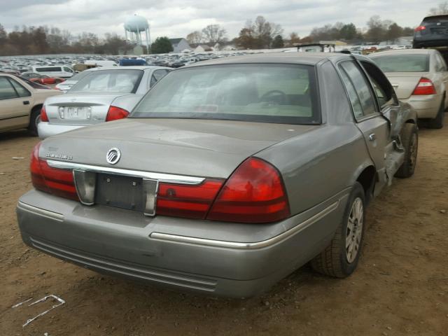 2MEFM74W34X643129 - 2004 MERCURY GRAND MARQ GRAY photo 4