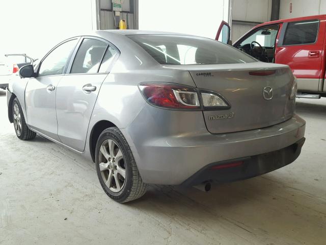 JM1BL1VF9B1388555 - 2011 MAZDA 3 I SILVER photo 3