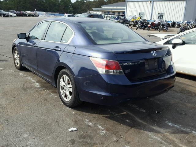 JHMCP26428C041575 - 2008 HONDA ACCORD LXP BLUE photo 3