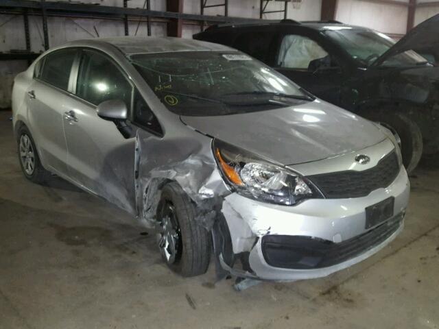 KNADM4A37C6088548 - 2012 KIA RIO LX SILVER photo 1