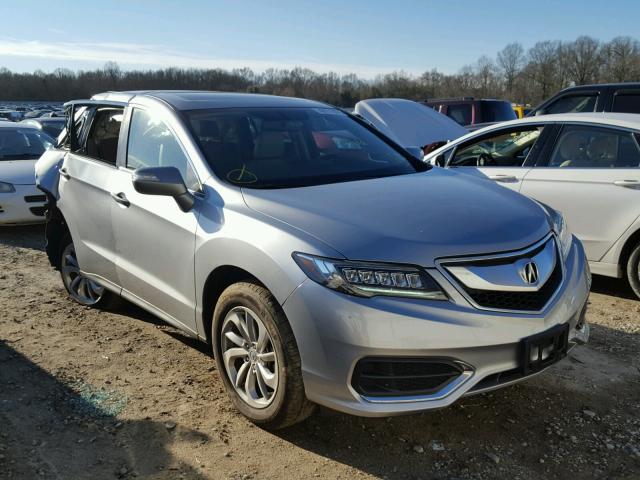 5J8TB3H54HL018361 - 2017 ACURA RDX TECHNO SILVER photo 1