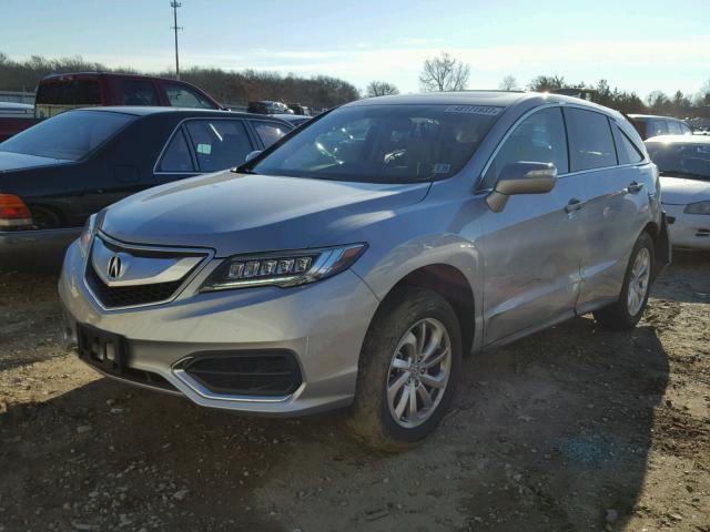 5J8TB3H54HL018361 - 2017 ACURA RDX TECHNO SILVER photo 2