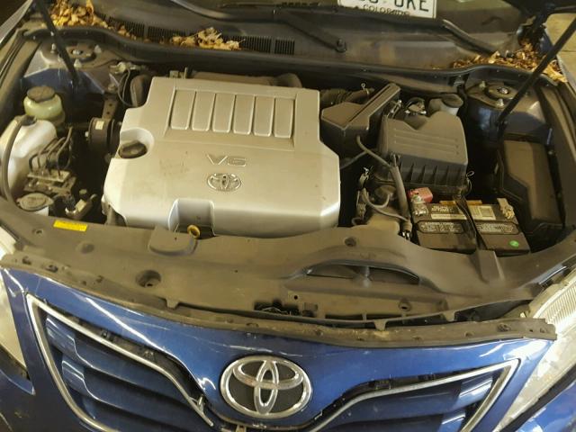 4T1BK3EK7BU616610 - 2011 TOYOTA CAMRY SE BLUE photo 7