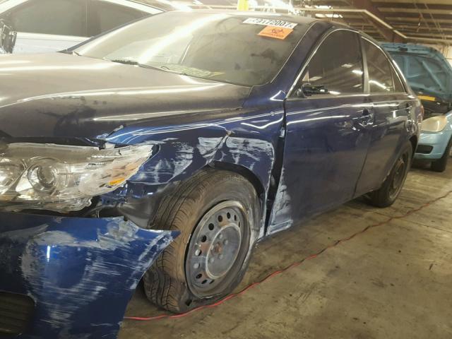 4T1BK3EK7BU616610 - 2011 TOYOTA CAMRY SE BLUE photo 9