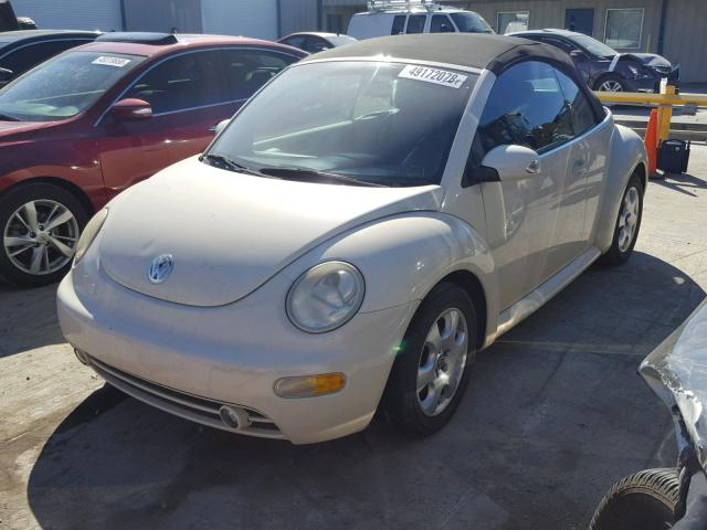 3VWCK21Y23M310155 - 2003 VOLKSWAGEN NEW BEETLE 黄色 照片 2