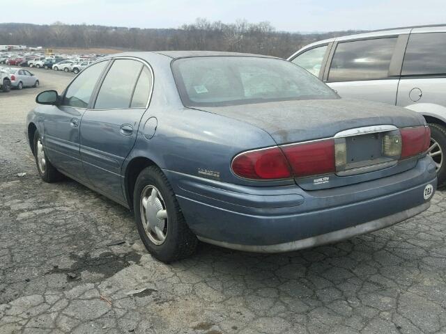 1G4HR54K4YU102158 - 2000 BUICK LESABRE LI BLUE photo 3