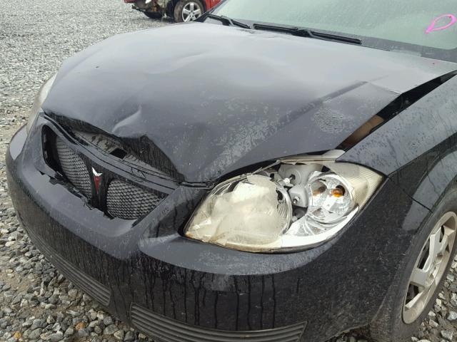 1G2AL18F687137266 - 2008 PONTIAC G5 BLACK photo 9