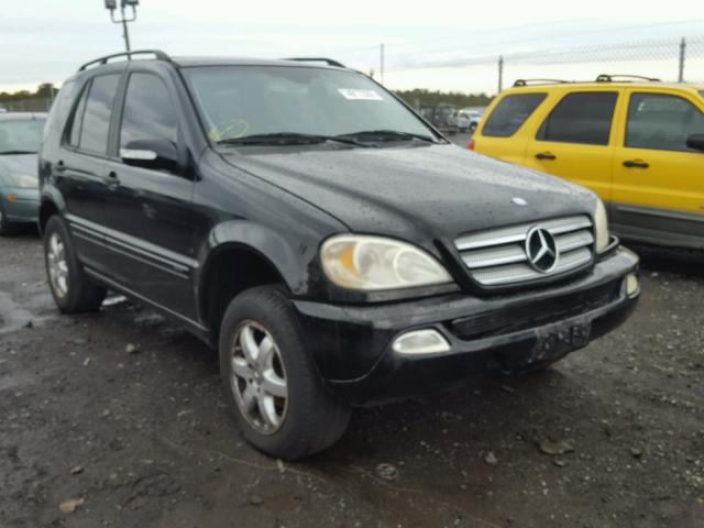 4JGAB57E54A473076 - 2004 MERCEDES-BENZ ML 350 BLACK photo 1