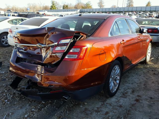 1FAHP2F89FG171777 - 2015 FORD TAURUS LIM MAROON photo 4