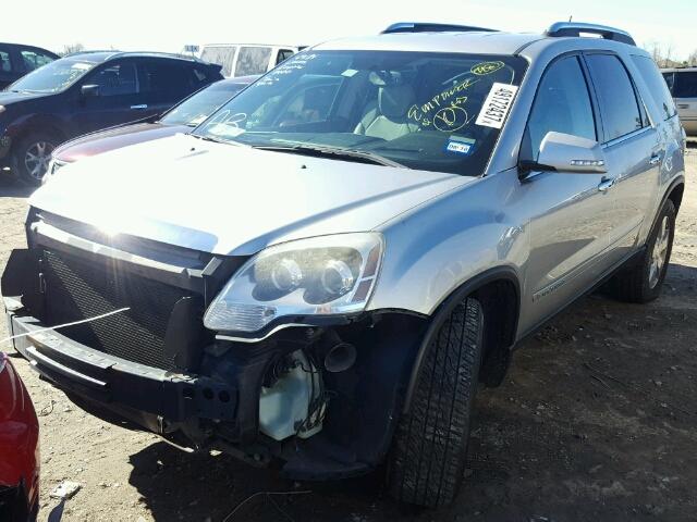 1GKER33768J179824 - 2008 GMC ACADIA SLT SILVER photo 2