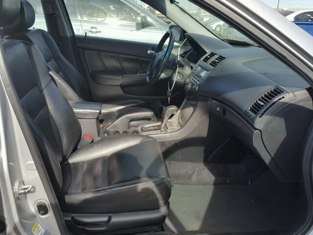 1HGCM56887A032485 - 2007 HONDA ACCORD EX SILVER photo 5