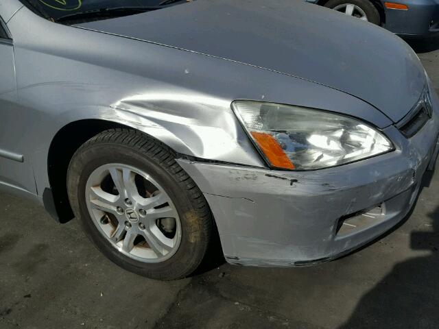 1HGCM56887A032485 - 2007 HONDA ACCORD EX SILVER photo 9