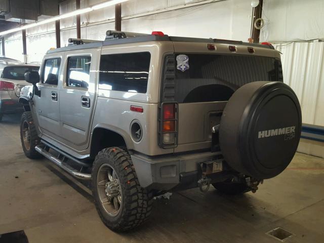 5GRGN23U74H120412 - 2004 HUMMER H2 GOLD photo 3