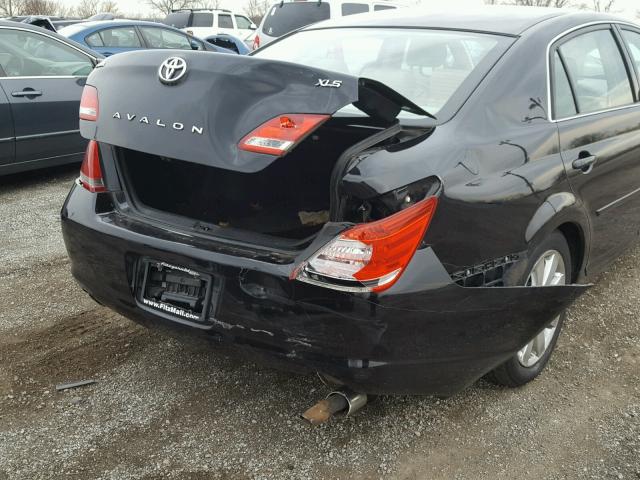 4T1BK36B97U195303 - 2007 TOYOTA AVALON XL BLACK photo 9