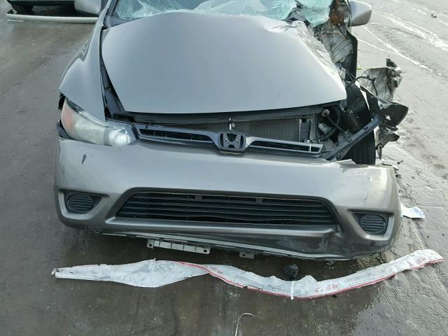 2HGFG12807H565175 - 2007 HONDA CIVIC EX ნაცრისფერი ფოტო 7