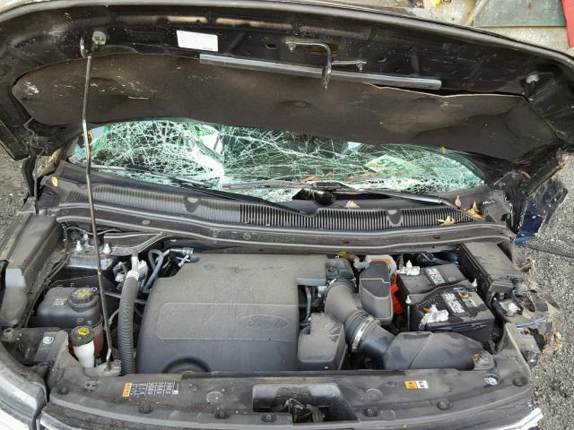 1FM5K8D83GGA83760 - 2016 FORD EXPLORER X BLUE photo 7
