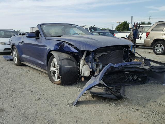 1FATP8EM7F5371564 - 2015 FORD MUSTANG BLUE photo 1