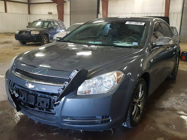 1G1ZH57B68F232432 - 2008 CHEVROLET MALIBU 1LT GRAY photo 2