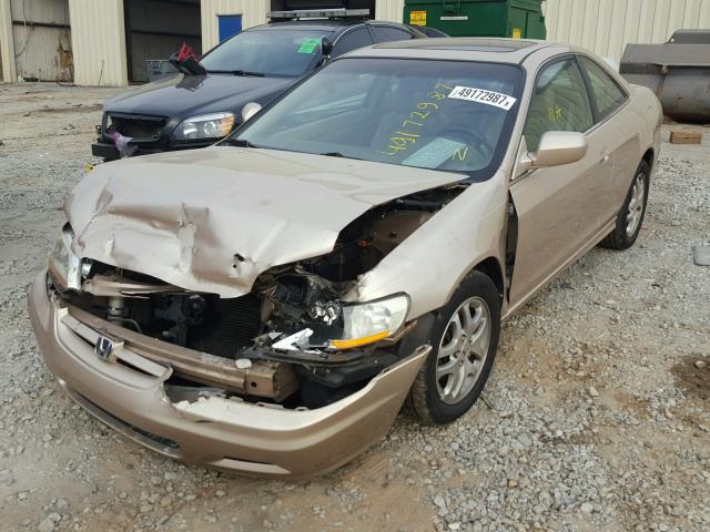 1HGCG22512A025887 - 2002 HONDA ACCORD EX GOLD photo 2