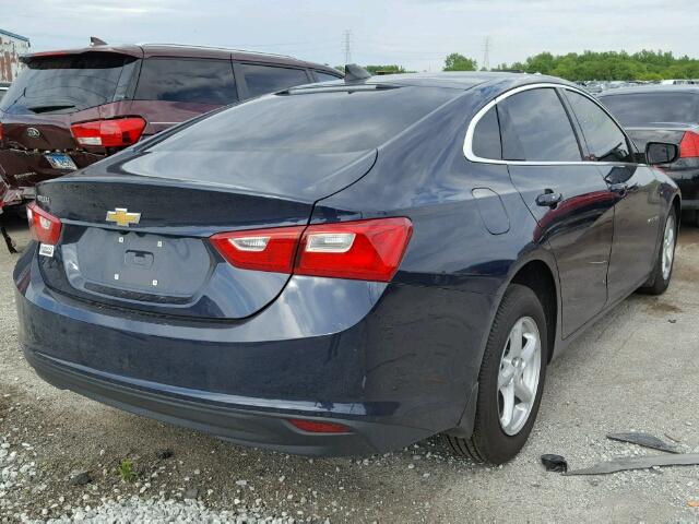 1G1ZB5ST1HF224630 - 2017 CHEVROLET MALIBU LS BLUE photo 4